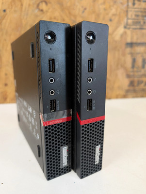 #ad LOT 2 Lenovo ThinkCentre M715q Ryzen 5 PRO 2400GE 8GB RAM NO SSD OS AC $175.00