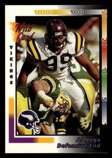 Al Noga 1992 Wild Card #65 Minnesota Vikings FOOTBALL *079