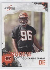 2010 Score Rookie Glossy Carlos Dunlap #316 1u6
