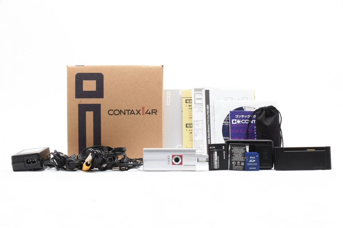 Appareil Photo Numérique Compact Contax TVS Digital 5.0MP – Objectif Sonnar T 7.3-21.9mm, Noir, Occasion