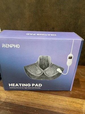 Brand New Renpho Heating Pad for Neck Shoulders Upper Back Pain Relief