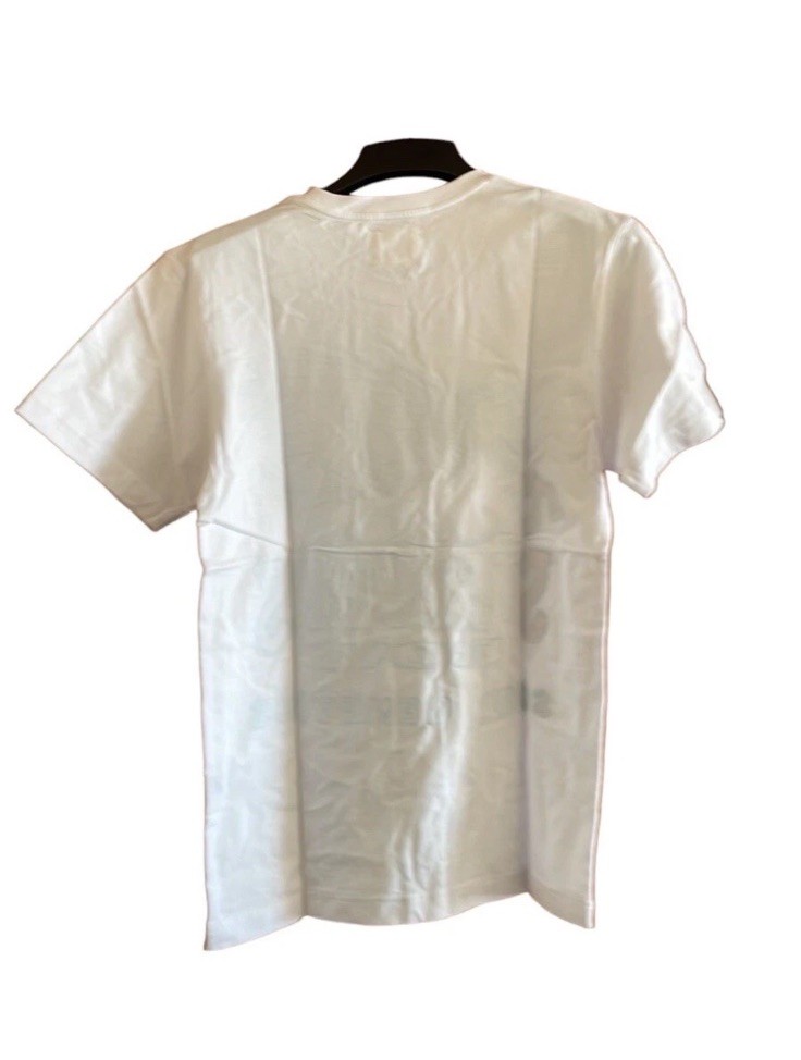 FILA T shirt uomo Strivers Row bianca radiatore logo grafico taglia media nuova con etichetta