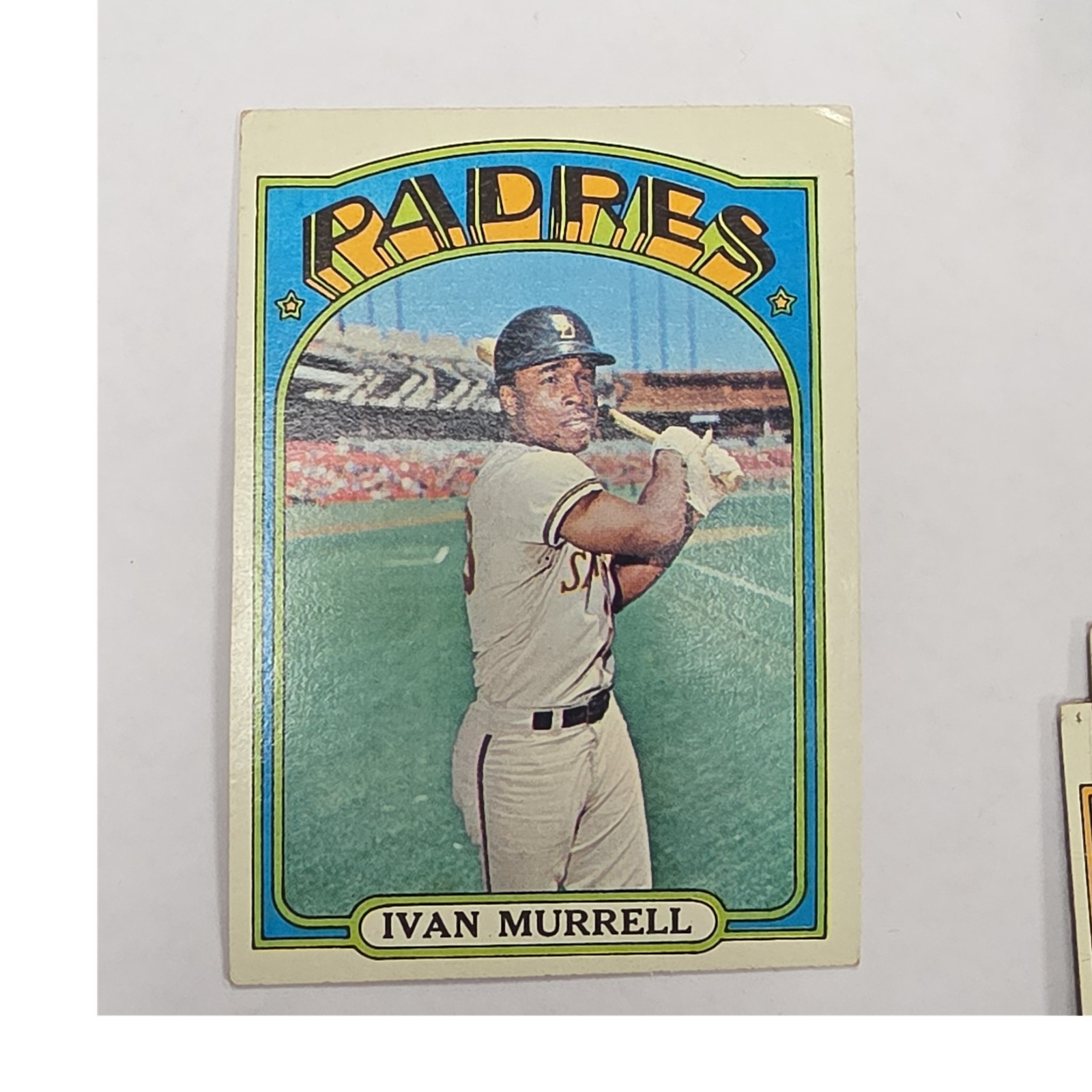 Topps 1972 Topps Ivan Murrell San Diego Padres High # Baseball Card #677