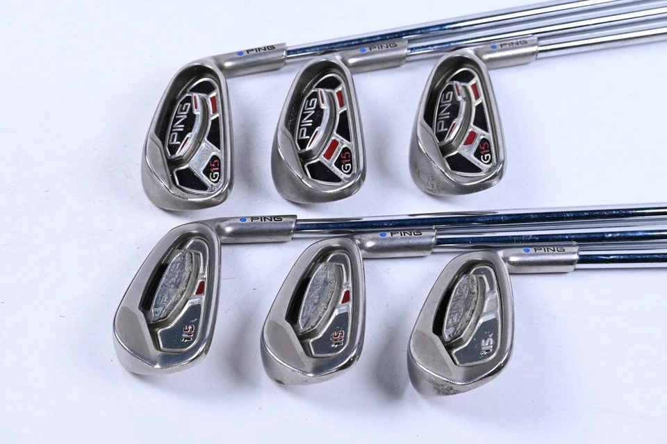 Ping G15/i15 Irons / 5-PW / Blue Dot / Stiff Flex Ping AWT Steel Shafts - Image 2 of 4