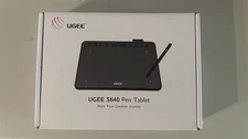 Graphics Drawing Tablet, UGEE S640 Digital Drawing Pad with 10 Hot Keys, 6.5X4 I