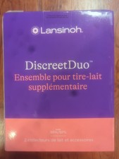 Lansinoh Discreet Duo Extra Pumping Set for Breast Pump SEALED NEW