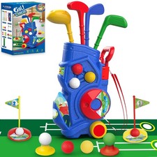 Toddler Golf Set, Upgraded Kids Golf Clubs with Putting Mat, Toys for Boys 3 4 5