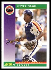 1992 Score Tony Eusebio Rookie Houston Astros #858