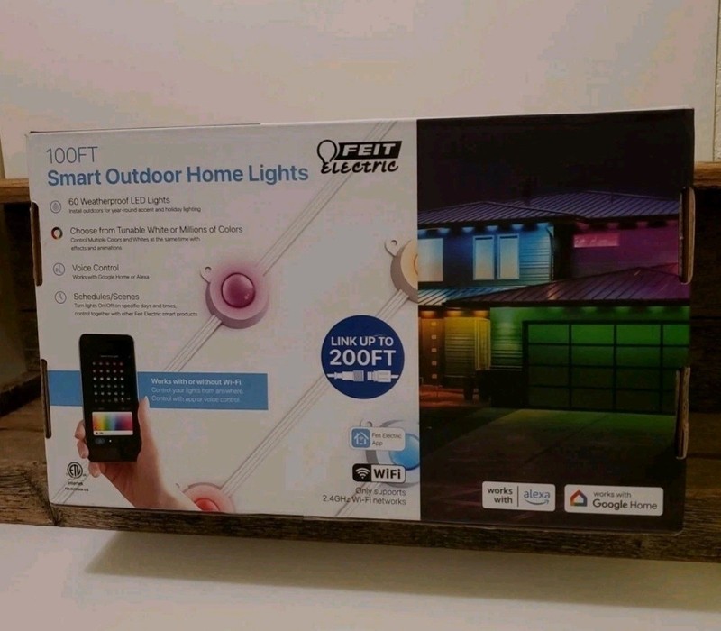 FEIT Electric 100 Ft. Smart Outdoor Home Lights
