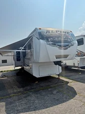 2012 Keystone Alpine 3700RE 5th Wheel RV | 4 Slides, King Bed, Fireplace