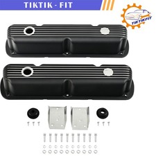 Black Valve Covers For Small Block Mopar Plymouth Dodge Chrysler 318 340 360