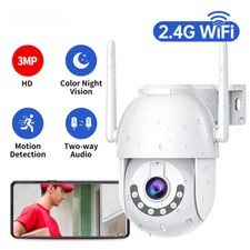3MP PTZ IP Camera Wireless Home Security Auto Tracking WiFi Security Camera
