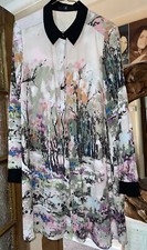 Fearne Cotton Pink Multi coloured Shirt / dress Size 12 Beautiful