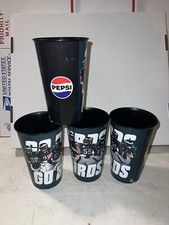 2024 PHILADELPHIA EAGLES STADIUM SODA CUP LOT OF 4 PLASTIC BEER PARTY CUPS HURTS