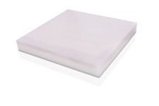 HDPE Polyethylene Plastic Sheet Natural White Color 2" thickness Choose Sizes