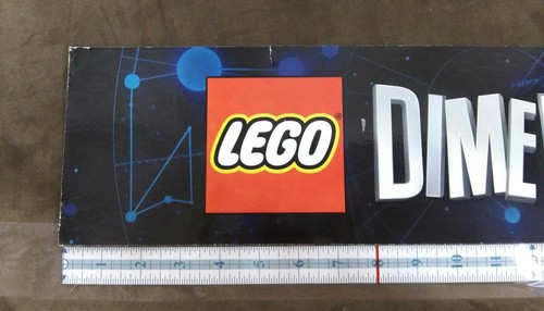 Toys R Us Lego dimensions 48" X 5 1/4" store display sign logo Bart Simpson - 第 8/12 張圖片