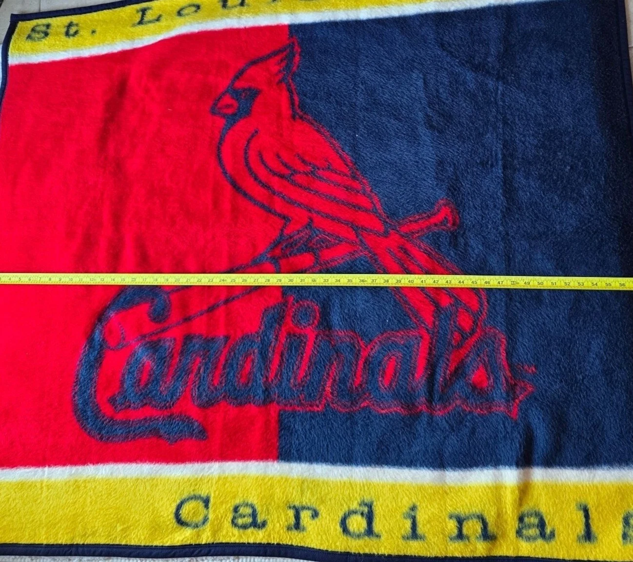 Fleece 60x50 Throw Blanket Baseball  Big Stick St Louis Cardin