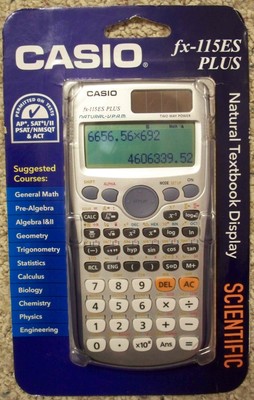 silver casio calculator