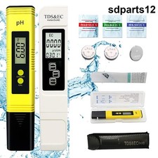 2 Stylos de Mesure de pH TDS EC et Température Électronique Testeurs d'eau