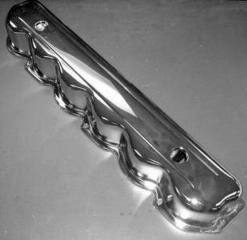 1965-87 Ford 240 300 Inline Straight 6 Cylinder Chrome Plated Steel Valve Cover - Foto 1 di 1