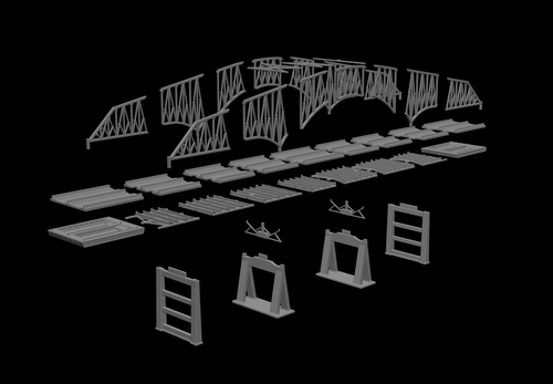 Bridge H0 scale trains Baltimore bridge reproduction File for 3D Printer - 第 17/21 張圖片