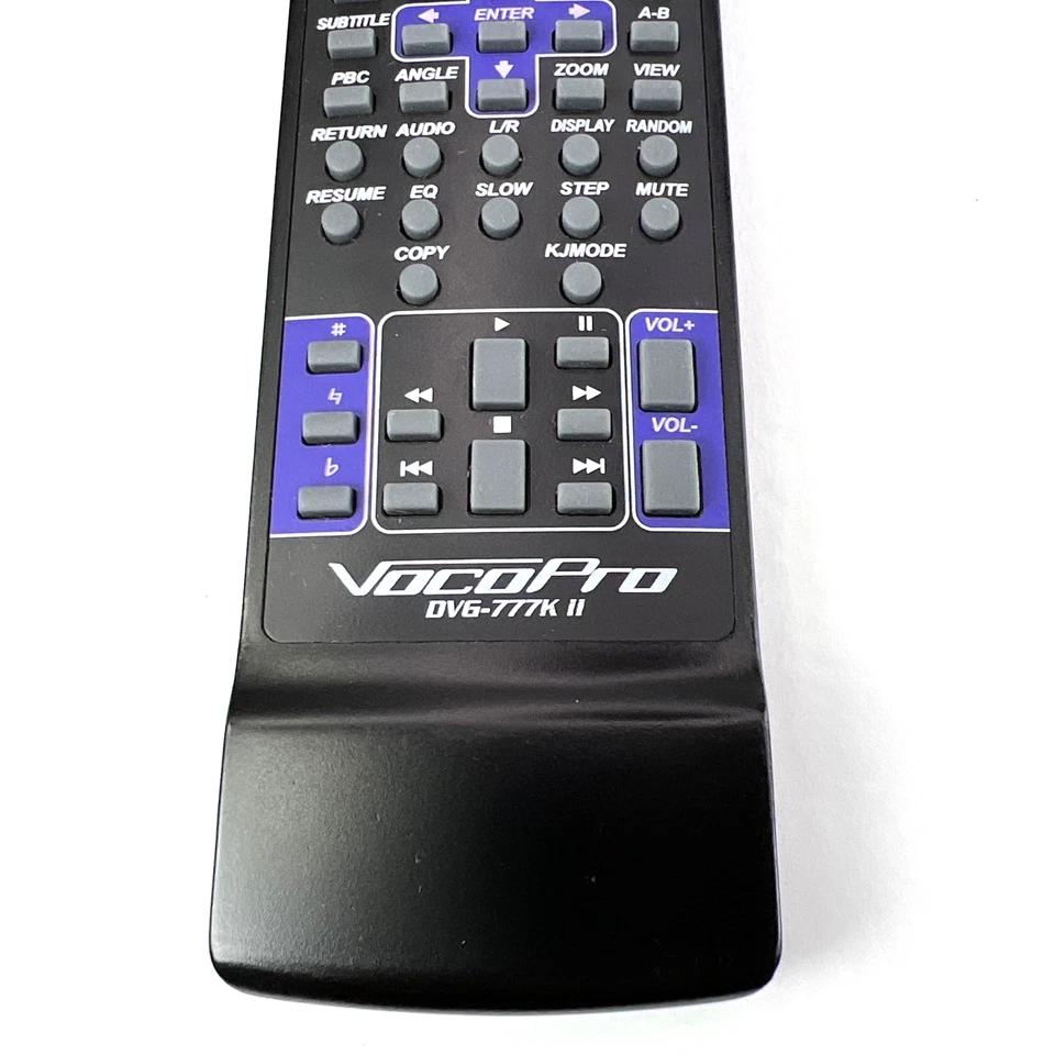 Vocopro Karaoke Remote Control for DVG-777K II - Genuine OEM - TESTED - Image 3 of 4