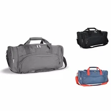 DALIX Large 25" Signature Gym Bag Travel Overnight Urban Blue Red Black Gray
