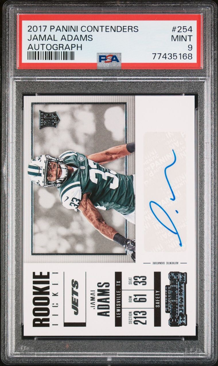 Jamal Adams Panini Contenders #254 Autograph