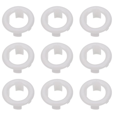  60 Pcs Überlauflochabdeckung Waschbeckenüberlauf, Abfluss Überlaufkappen Für