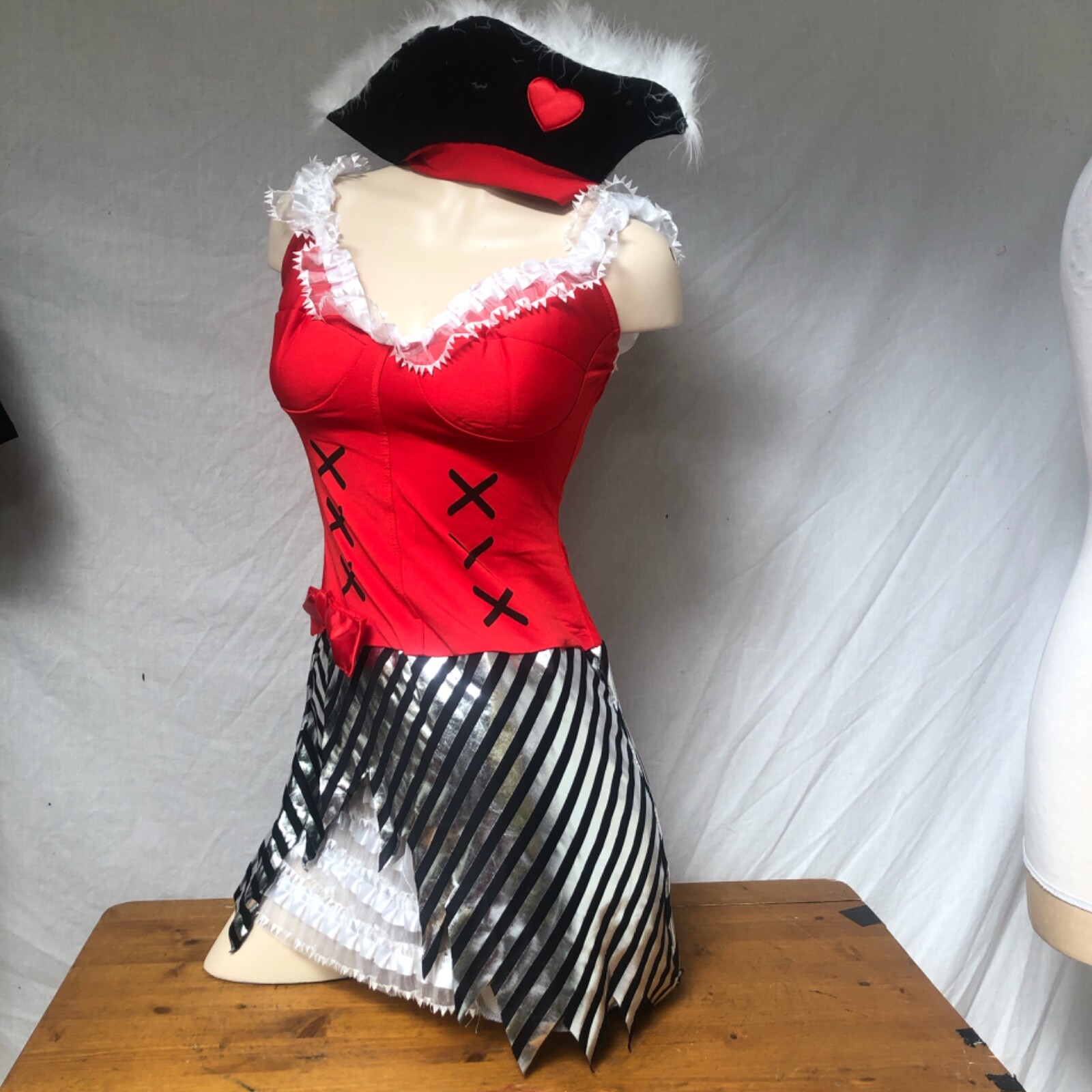 Pirate Dress Hat Costume S UK 8-10 Fever