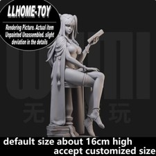 Game Tharja Witch Spellbook Resin 3D Print GK Figure DIY Model Unpainted