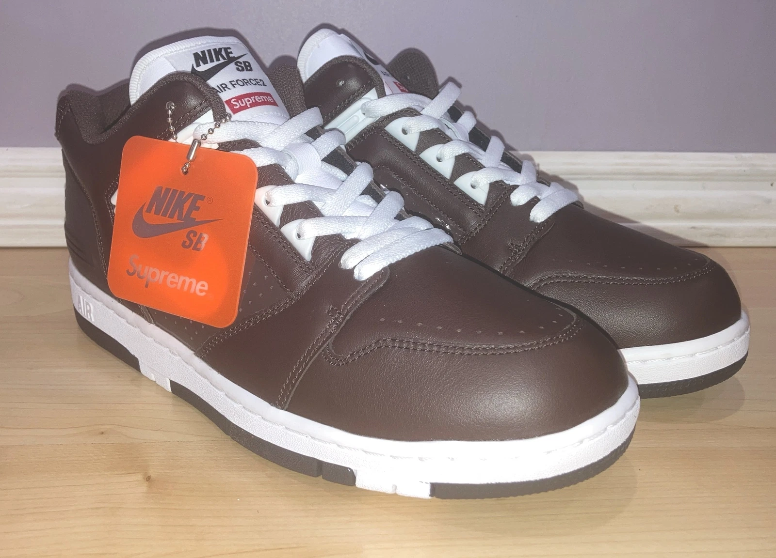 Supreme SB Air Force 2 marron bas taille 10,5