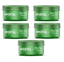 Immortal NYC Hair Wax Zero Shine / Strong Hold  150ml ( 5 Pack  ) | Matte Look