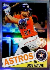 2020 TOPPS CHROME 1985 VARIATION #85TC-19 JOSE ALTUVE HOUSTON ASTROS