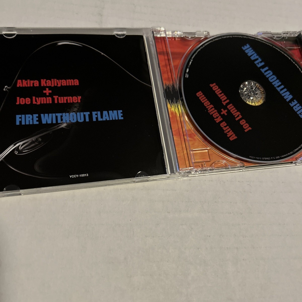 Akira Kajiyama + Joe Lynn Turner: Fire Without Flame CD JAPAN OBI