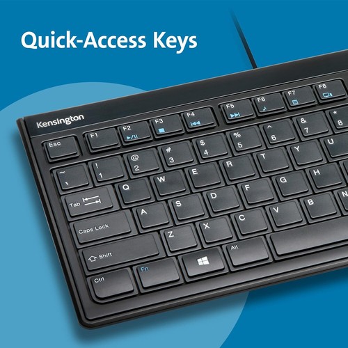 Slim Black Usb Keyboard With Scissor Keys Numeric Keypad Media Controls - Picture 3 of 6