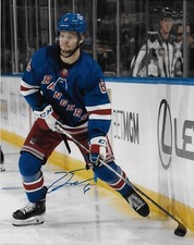 Signed Zac Jones New York Rangers Autographed 8x10 Photo #1 Original