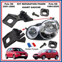 Satz Festsetzung Optik Scheinwerfer Links Nuckel FüR VW Polo 6N 9N 6Q0998225
