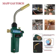 Torch Braze Welding Gun Heater Burner w Self Ignition For Copper Aluminum Pipe