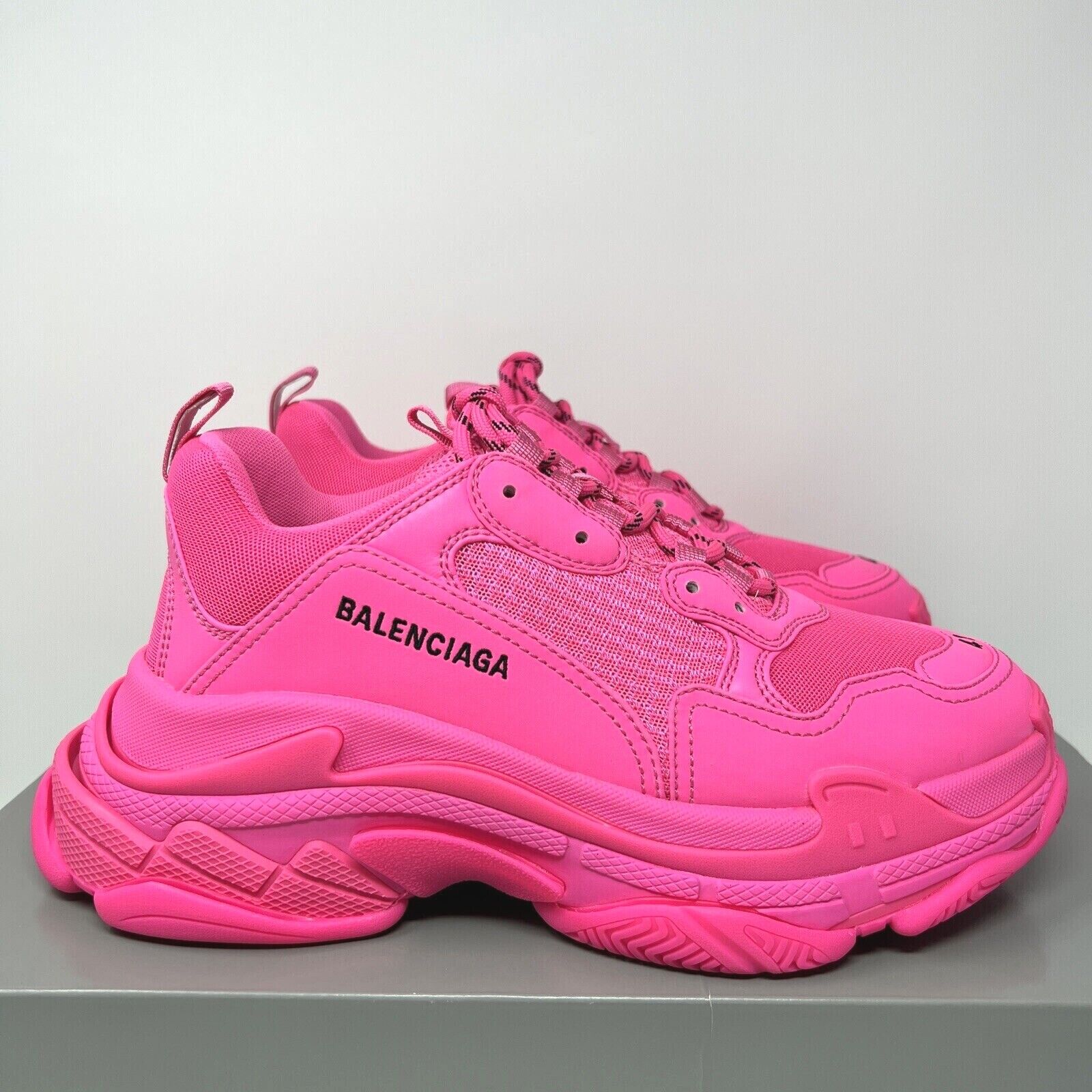 Balenciaga Triple S Men's Sneakers Size 41 EU / 8 US Flou Pink