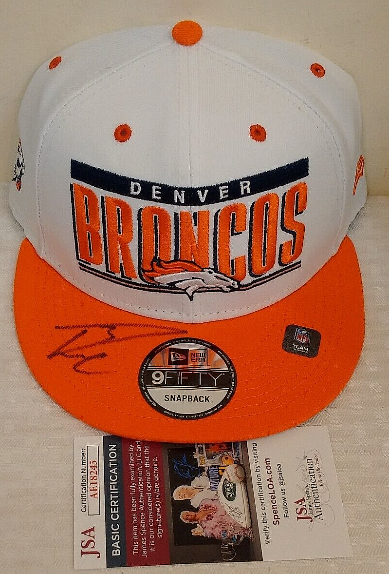 RUSSELL WILSON Autographed Signed DENVER BRONCOS NewEra 950 Hat