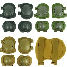 Tactical Knee Pad Elbow Support Military Knee Protector Army Airsoft Safety Gear