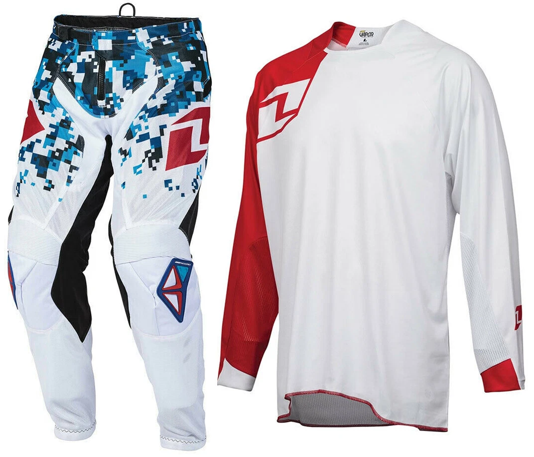 Red white and blue riding gear clearance