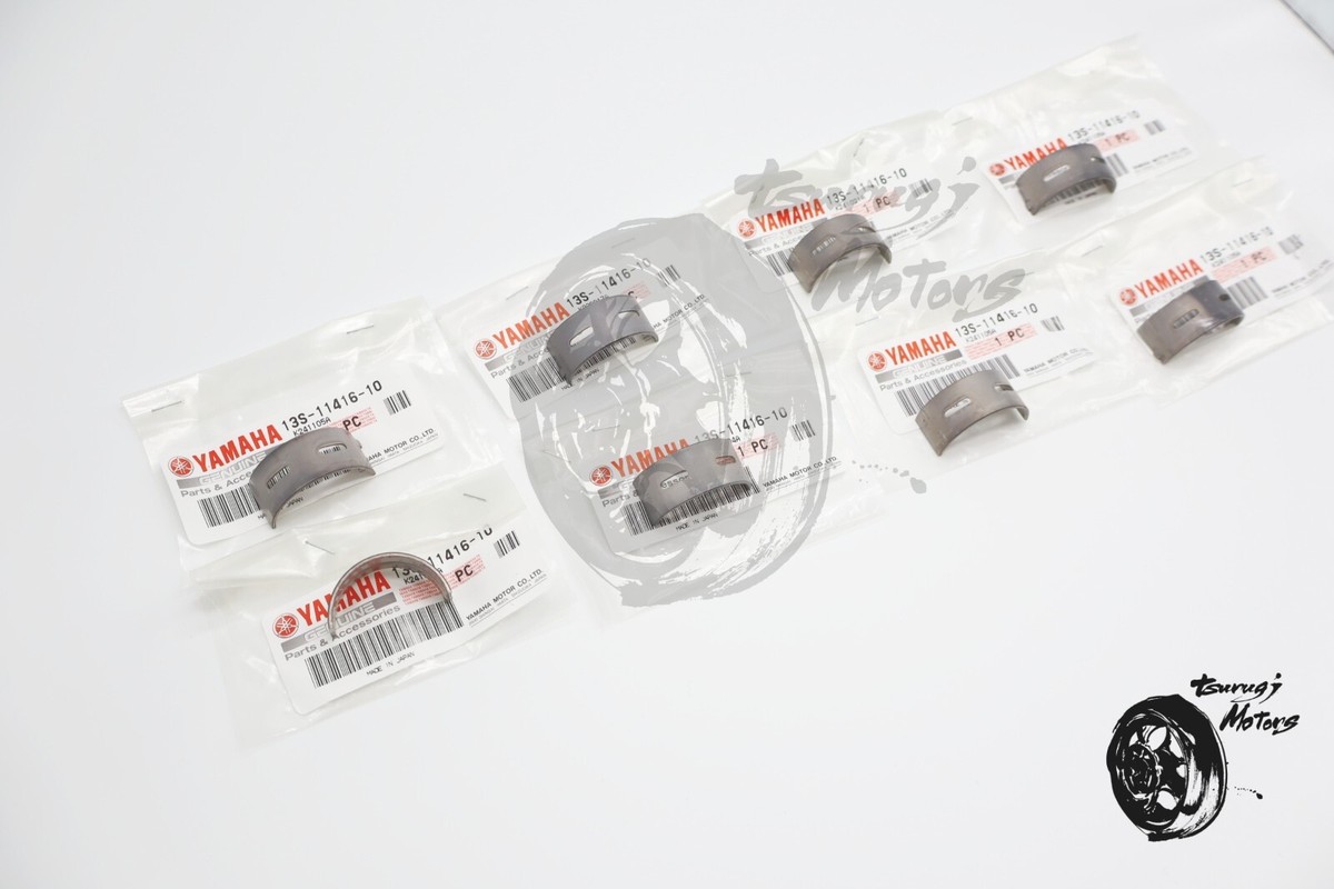 Yamaha Crankshaft bearing shell black OEM Part 8 piece Genuine 13S