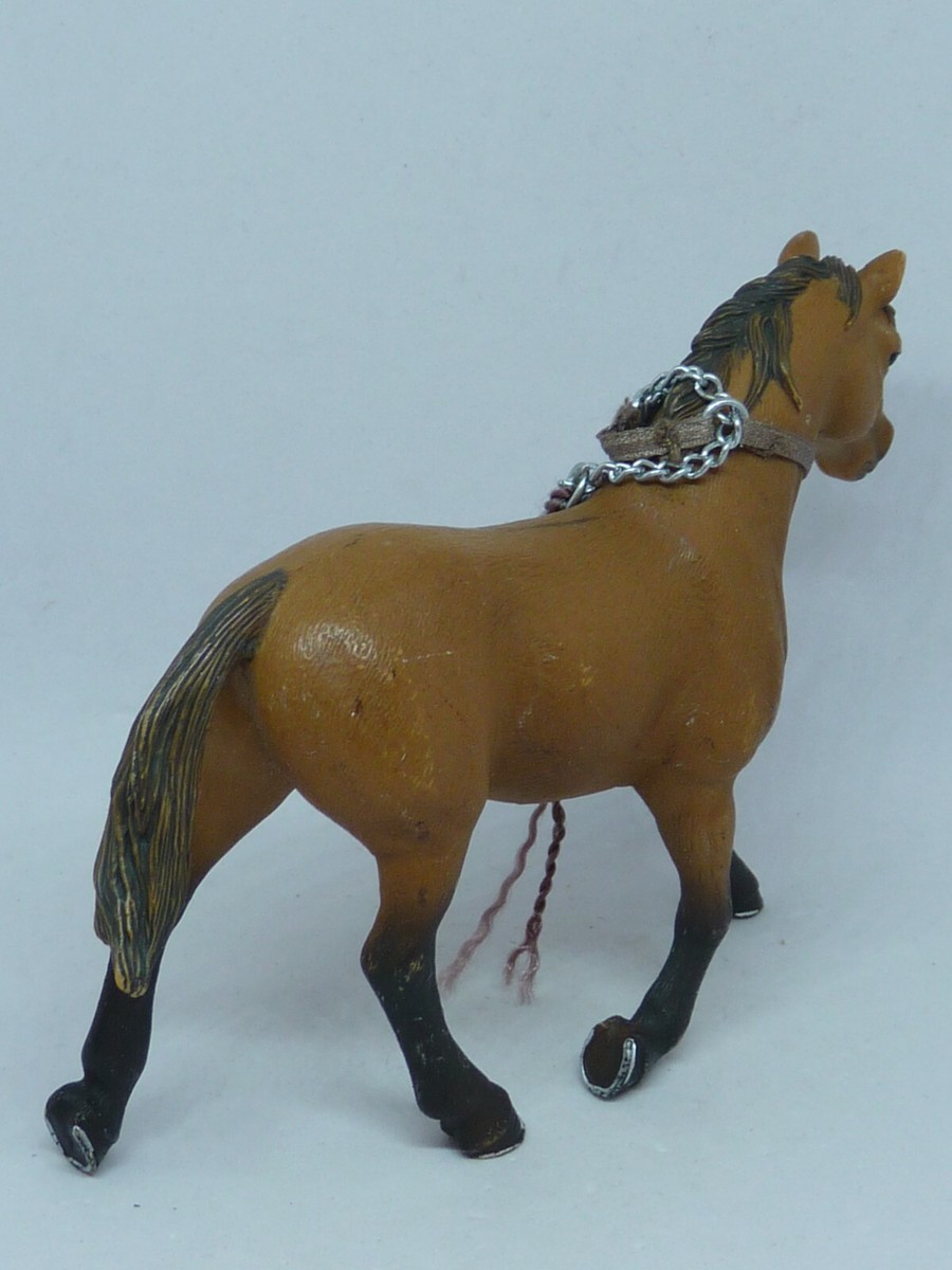 Figurine Animal Cheval En PVC - Marque Type Bullyland, Schleich, Papo - Occasion