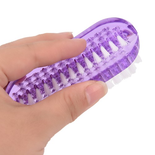 Plastic Nail Cleaning Scrubbing Brush Double Sided Hand Nail Brush CJC$i - Picture 8 of 9
