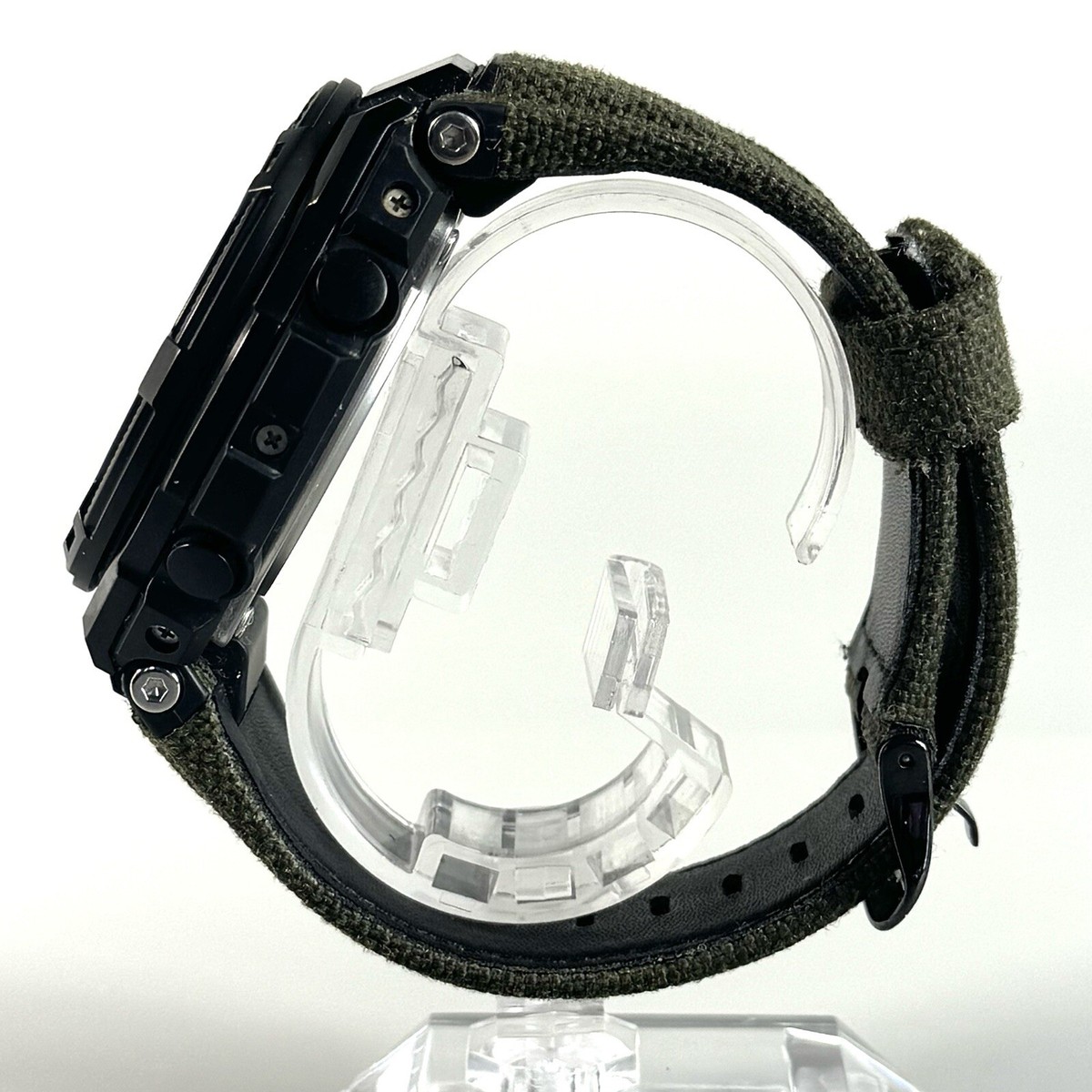 美品 生産終了 CASIO G-SHOCK GST-W130BC デカGブラック