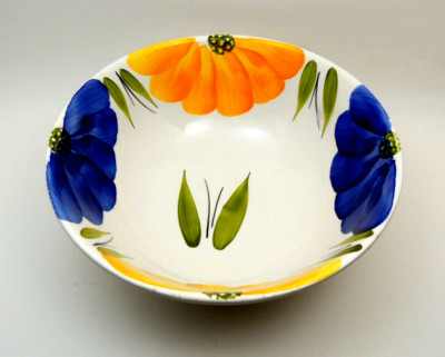 Maxam Italian Vegetable Bowl Fluted 9 3/4''