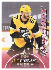 2021-22 UPPER DECK YOUNG GUNS UD CANVAS RADIM ZOHORNA ROOKIE PITTSBURGH PENGUINS