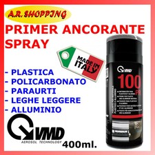 PRIMER SPRAY AGGRAPPANTE PER PLASTICA - LEGA LEGGERA -ALLUMINIO- LAMIERE ZINCATE